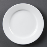 Olympia Whiteware Wide Rimmed Plates 165mm (12 Pack)