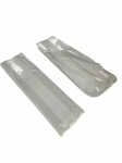 White Film Fron Baguette Bags (4 X 6 X 14") Box of 1000