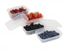 Rectangular Plastic 750ml Containers & Lids (250) C750