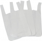 White Vest Carriers Bag (22MU) (13 X 19 X 23") (Box of 1000)