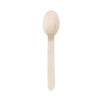 Wood Dessertspoons 160mm (1000)