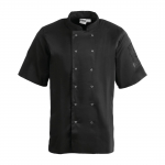 Whites Vegas Chef Jacket Short Sleeve Black - S