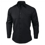 Uniform Works Uniex Long Sleeve Dress Shirt Black S