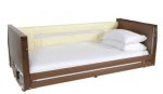 Bed Rail Bumpers - 3 Bar With Netting - Full Length Pair