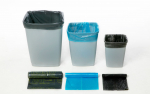 Sqaure Black Bin Liners x 500 15/24x24" 30ltrs