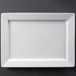 Olympia Wide Rim Rectangular Platter 400x 295mm Sold singly