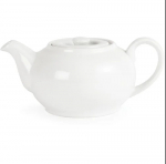 Olympia Whiteware Teapots 426ml (Pack of 4)