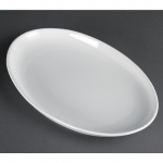 Olympia Whiteware French Deep Oval Plates 365mm (Pack of 2)