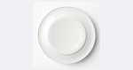 Art de Cuisine Menu Mid Rimmed Plates 202mm (6 pack)