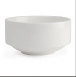Olympia Lumina Stacking Soup Bowls White 398ml 14oz (Qty 6)
