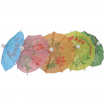 Recyclable Paper Parasols Mixed Colours (144 pack)