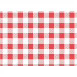 Greaseproof Paper Sheets Red Gingham 310 x 380mm (200 pack)