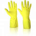 Yellow Rubber Gloves - Small x 1 pair