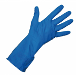 Blue Rubber Gloves - Medium x 1 pair