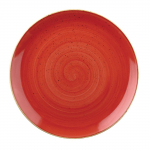 Stonecast Round Coupe Plates Berry Red 217mm (Pack of 12)