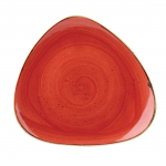Stonecast Triangle Plates Berry Red 229mm (12 Pack)