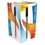 Papermate Inkjoy 100 Capped Me dium Black Tuck 50 Pack