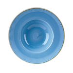tonecast Round Wide Rim Bowls Cornflower Blue 239mm (Pack12)