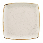 Stonecast Deep Square Plate Barley White 260mm (Pack of 6)