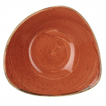 Churchill Stonecast Triangle B owl Spiced Orange 200mm