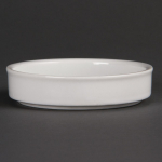 Mediterranean Stackable Dishes White 102mm (Pack of 6)