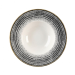 Churchill Studio Prints Charco al Black Wide Rim Bowl 280mm