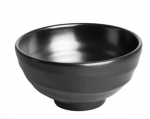 Fusion Melamine Rice Bowl- Black 114mm - Box of 6
