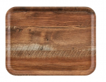 Cambro Madeira Laminate Tray Brown Oak - 18 x 14"