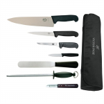 Victorinox 7 Piece Knife Set w ith 25.5cm Chefs Knife with Wa