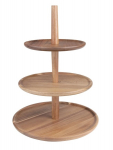 Olympia Acacia 3-Tier Stand 305(Ø) x 395(H)mm