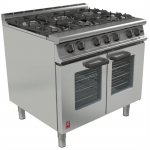 Falcon Dominator Plus Six Burn er Oven Range Fan Assisted Nat