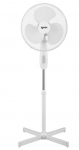 16" Oscillating Standing Fan 3 Speed Settings Black/White