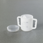 Two Handled Cups & Lids - 260ml