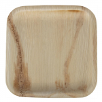Compostable Palm Leaf Plates Square 200mm (100 Pack)