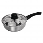 Stainless Steel Egg Poacher 20cm (Capacity 4 Eggs)
