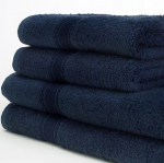 Hand Towel - Navy Blue 50 x 90cm  (Pack of 6)