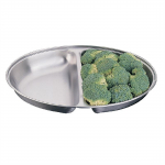 Oval Vegetable Dish with Two Compartments 300mm (Fits P183)