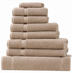 Madison Hand Towels 600GSM Pebble/Honeycomb - Pack of 10