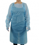 Thumb Loop Fluid Protection Gowns Blue case of 75