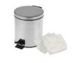 Flat Pack Pedal Bin MD Pack of 1000 10 X 100