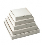 10" Plain White Pizza Box (Box of 100)