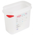 Polypropylene 1/9 Gastronorm Storage Container1.5Ltr(4Pack)