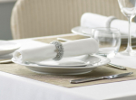 White Cotton Soft Polyester Napkins - 56cm x 56cm