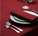 Amalfi Slip Cloth Maroon 90 x 90cm Hemmed Edge