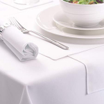 Amalfi Slip Cloth White 90cm x 90cm