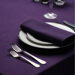 Amalfi Purple Polyester Napkin 51cm x 51cm - 20"