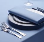Amalfi Table Cloth Wedgewood 132cm x 132cm