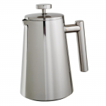 Insulated Art Deco Stainless Steel Cafetiere 6 Cup (26oz)