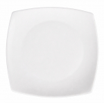 Olympia Whiteware Rounded Square Plates 240mm (12 pack)