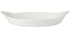 Simplicity White Oval No1 Eare Eared Dish 20 x 11cm Pack 24
